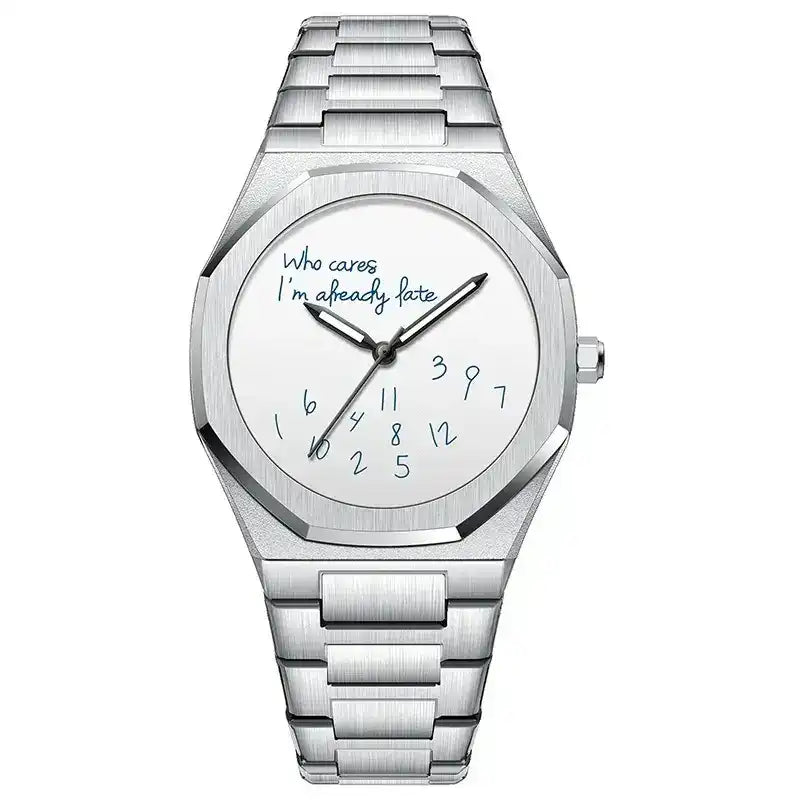 Vetro® "I'm Late" Silver