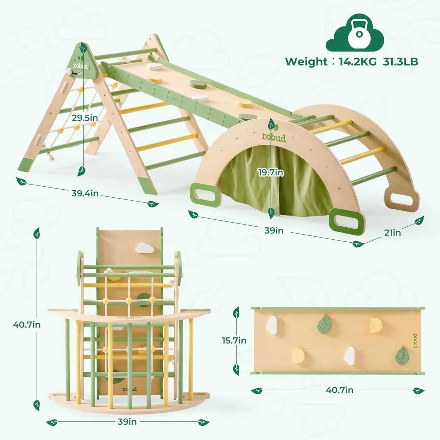 Wooden Climbing Frame – Matterhorn